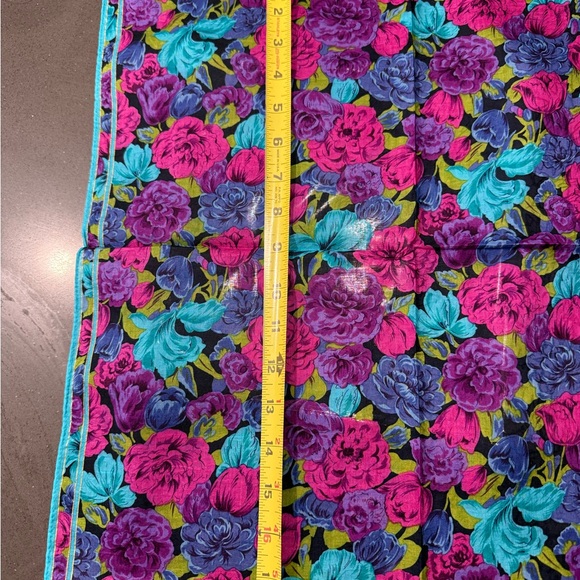 NWOT Givenchy Floral Patterned Bag or Neck Scarf 18x 18” - Picture 3 of 3